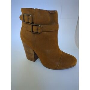 LUCKY BRAND WOMEN'S "LAUREEN" ANKLE BOOTS TUSCANY LEATHER US SIZE 7 MEDI